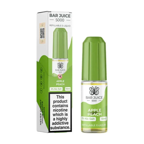 Apple Peach Nic Salt E-Liquid by Bar Juice 5000