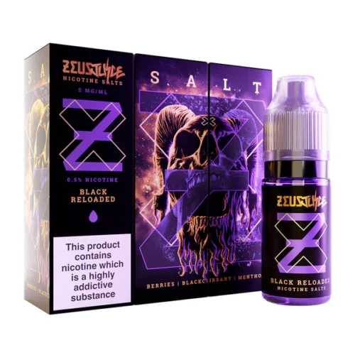 Black Reloaded Nic Salt by Zeus Juice