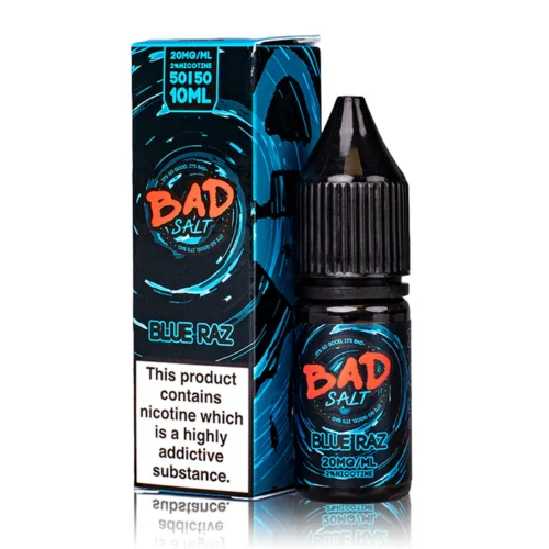 Blue Raz Candy Nic Salts by Bad Juice