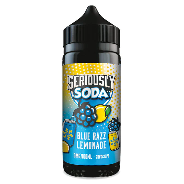 Blue Razz Lemonade by Seriously Soda 100ml