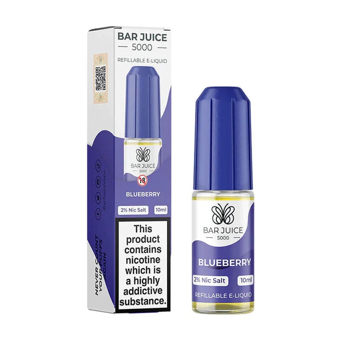 Blueberry Nic Salt E-Liquid by Bar Juice 5000