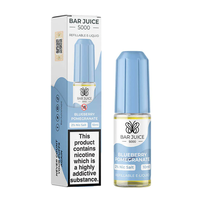 Blueberry Pomegranate Nic Salt E-Liquid by Bar Juice 5000