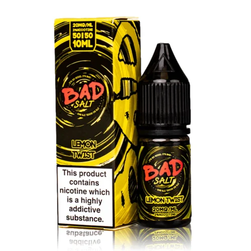 Lemon Twist Nic Salts by Bad Juice 10ml