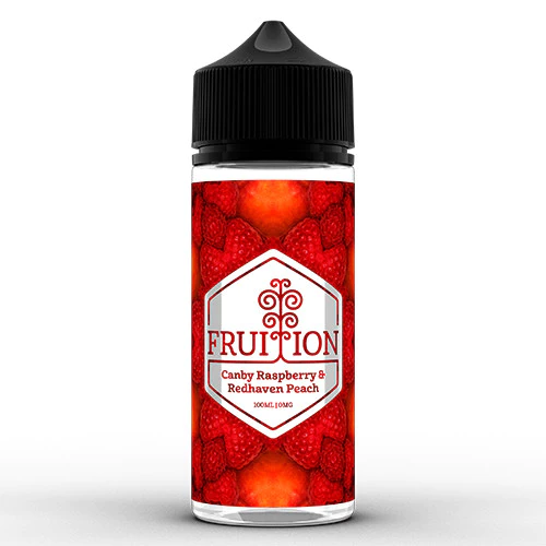 Canberry Raspberry and Redhaven Peach by Fruition 100ml