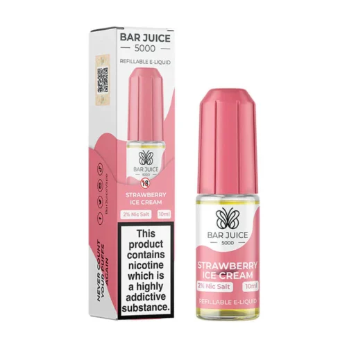 Strawberry Ice Cream Nic Salt E-Liquid by Bar Juice 5000