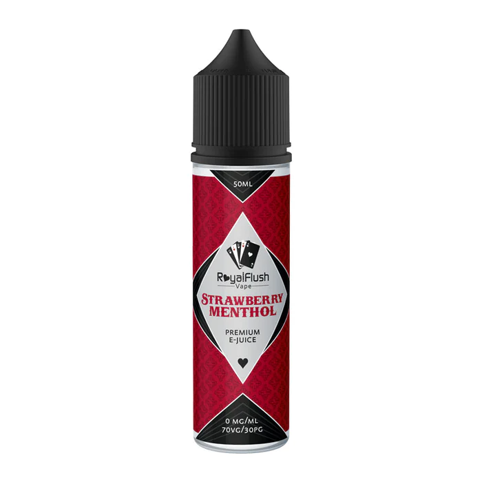 Strawberry Menthol by Royal Flush Vape