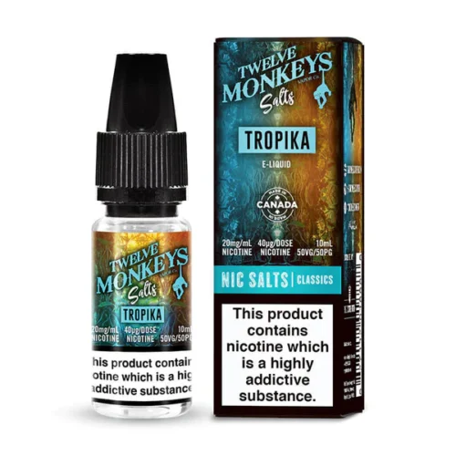 Tropika Nic Salts by Twelve Monkeys